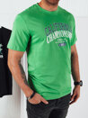 Koszulka męska z nadrukiem zielona Dstreet RX5390_2