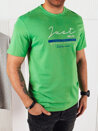 Koszulka męska z nadrukiem zielona Dstreet RX5426_2