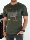 Koszulka męska z nadrukiem zielona Dstreet RX5456_1