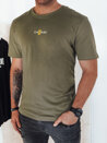 Koszulka męska z nadrukiem zielona Dstreet RX5462_1