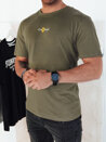 Koszulka męska z nadrukiem zielona Dstreet RX5462_2
