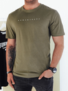 Koszulka męska z nadrukiem zielona Dstreet RX5477_1