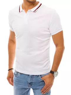 Koszulka polo biała Dstreet PX0353