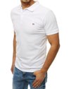 Koszulka polo męska biała Dstreet PX0269_1