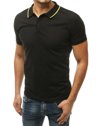 Koszulka polo męska czarna Dstreet PX0324