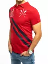 Koszulka polo męska czerwona Dstreet PX0366_2