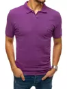 Koszulka polo męska fioletowa Dstreet PX0332