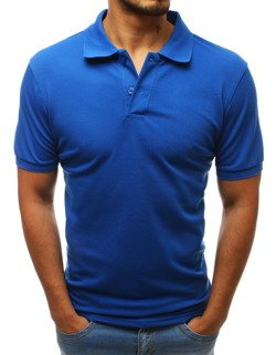 Koszulka polo męska niebieska Dstreet PX0206