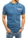 Koszulka polo męska niebieska Dstreet PX0420_2