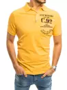 Koszulka polo męska żółta Dstreet PX0461_2