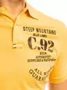 Koszulka polo męska żółta Dstreet PX0461_3