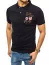 Koszulka polo z haftem granatowa Dstreet PX0453
