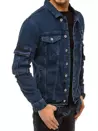 Kurtka męska jeansowa niebieska Dstreet TX3662_3
