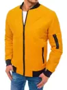 Kurtka męska pikowana bomber jacket żółta Dstreet TX3817_1