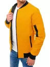 Kurtka męska pikowana bomber jacket żółta Dstreet TX3817_4