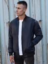 Kurtka przejściowa męska bomber jacket granatowa Dstreet TX4859_3