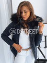 Kurtka zimowa damska PUFFER granatowa Dstreet TY3680_2