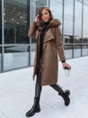 Kurtka zimowa damska parka LUSTER coffee Dstreet TY3956_1