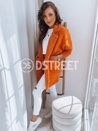 Płaszcz damski alpaka RITA II pomarańczowy Dstreet NY0585_2