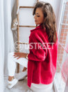 Płaszcz damski alpaka RITA II różowy Dstreet NY0589_2