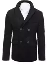 Płaszcz męski czarny Dstreet CX0433_1