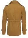 Płaszcz męski dwurzędowy piaskowy Dstreet CX0443_3