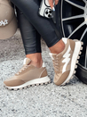 Sneakersy damskie SNEAKAIR na grubej podeszwie khaki Dstreet ZY0566_3