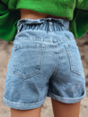 Spodenki damskie jeansowe HANNA niebieskie Dstreet SY0242_3