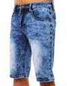 Spodenki jeansowe męskie niebieskie SX0785_5