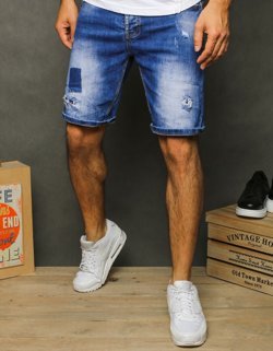 Spodenki męskie jeansowe niebieskie Dstreet SX1256