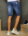 Spodenki męskie jeansowe niebieskie Dstreet SX1273_4