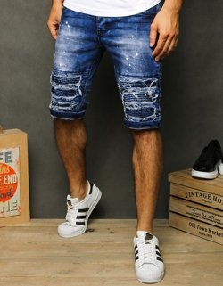 Spodenki męskie jeansowe niebieskie Dstreet SX1282