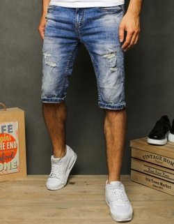 Spodenki męskie jeansowe niebieskie Dstreet SX1294
