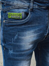 Spodenki męskie jeansowe niebieskie Dstreet SX2403_4