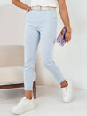 Spodnie damskie CERET w biało-niebieskie paski Dstreet UY1999_2