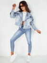 Spodnie damskie DORA jeansowe jasnoniebieskie Dstreet UY1339_2
