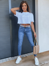 Spodnie damskie MASLIN jeansowe niebieskie Dstreet UY1307_2