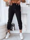 Spodnie damskie dresowe ETERNAL czarne Dstreet UY1765_1