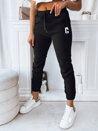 Spodnie damskie dresowe ETERNAL czarne Dstreet UY1793_1
