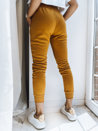 Spodnie damskie dresowe FITS kamelowe Dstreet UY0552z_2
