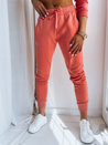 Spodnie damskie dresowe FITS różowe Dstreet UY0584z