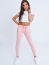 Spodnie damskie dresowe FITS różowe Dstreet UY0763_2
