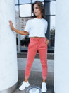 Spodnie damskie dresowe FITS różowe UY0584_3