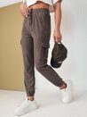 Spodnie damskie dresowe FLAYON szare Dstreet UY2060_1