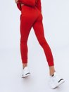 Spodnie damskie dresowe LARA czerwone Dstreet UY0954_4