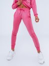 Spodnie damskie dresowe LARA różowe Dstreet UY0955