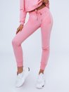 Spodnie damskie dresowe LARA różowe Dstreet UY0957_3
