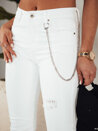 Spodnie damskie jeansowe ALEX białe Dstreet UY1878_3