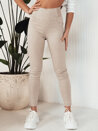 Spodnie damskie jeansowe ALTET beżowe Dstreet UY1904_1