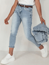 Spodnie damskie jeansowe GLAM JEANS niebieskie Dstreet UY2114_1